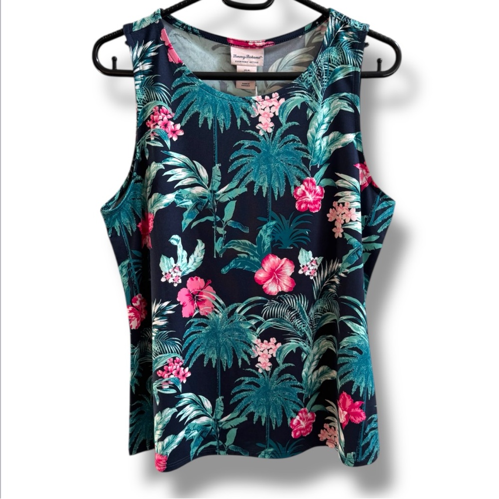Tommy Bahama Womens Floral Tank Top